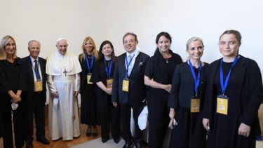 Integrantes del CEAPI con el papa Francisco.&nbsp;