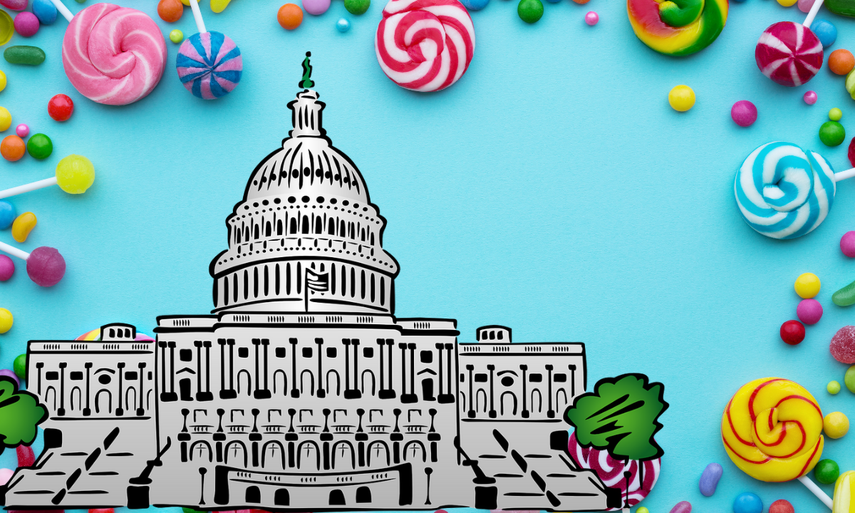 El escritorio de los dulces: el arma secreta de los senadores de EEUU