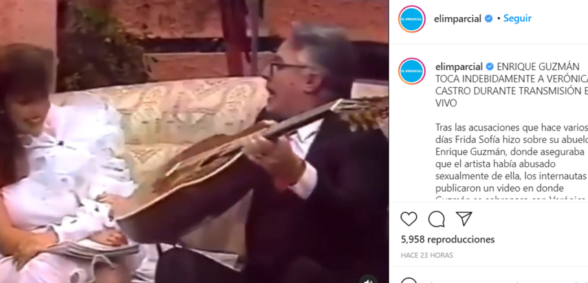 Enrique Guzmán y Verónica Castro.