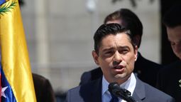 El embajador de Venezuela en los Estados Unidos, Carlos Vecchio.&nbsp;