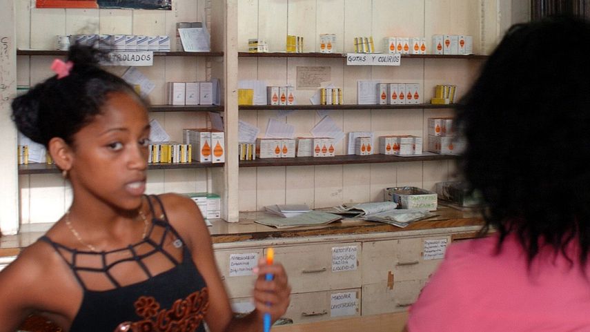 Vista de una farmacia en Cuba.&nbsp;