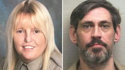 Combinación de imágenes que muestra a la subdirectora de correccionales Vicki White en una foto sin fecha proporcionada por la oficina del alguacil del condado de Lauderdale (izquierda), y una foto policial de Casey White en una foto proporcionada por el Servicio de Alguaciles de EEUU. &nbsp; &nbsp;
