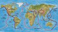 Ilustración placas tectonicas del mundo. Ilustración placas tectonicas del mundo.
