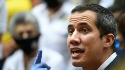 El presidente encargado de Venezuela Juan Guaidó. 