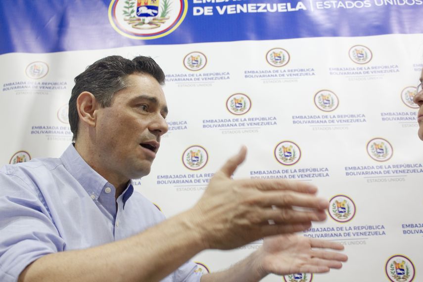 Carlos Vecchio, embajador de Venezuela en EEUU, designado por el presidente encargado Juan Guaidó.