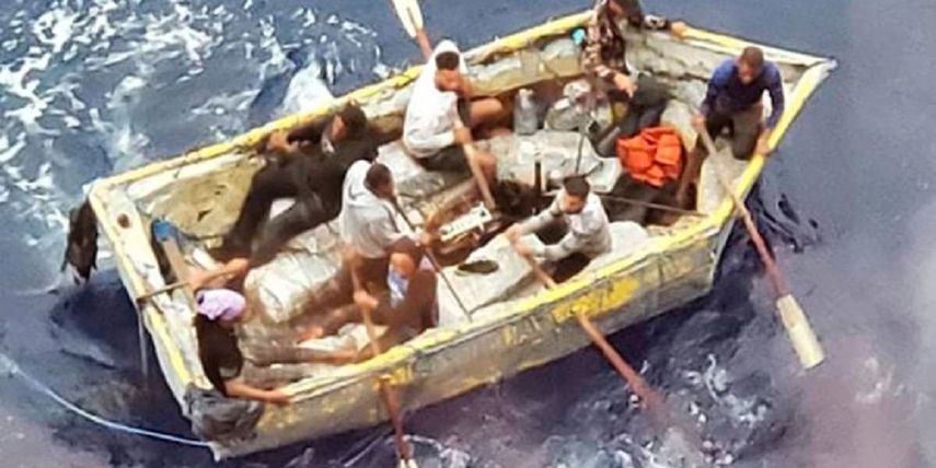 ¡Patria y Vida!, el grito de ocho balseros cubanos al ser rescatados por un crucero