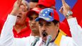 El dictador de Venezuela, Nicolás Maduro, habla durante un mitin en Caracas, Venezuela.
