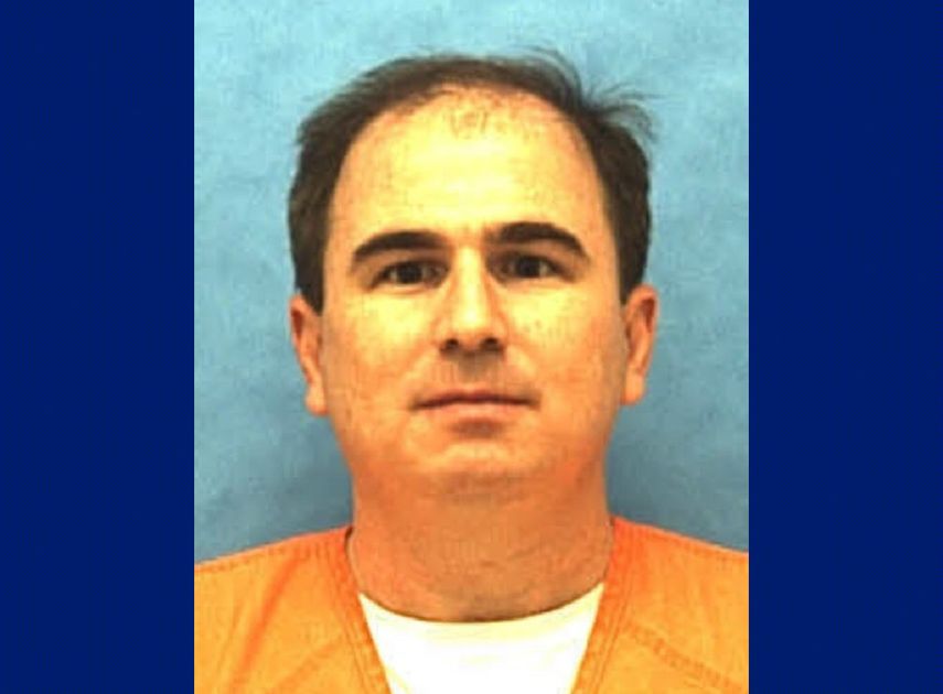 Eric Branch, 47 años, condenado a muerte en Florida por violar y asesinar a una estudiante en 1993.