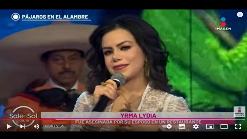La cantante mexicana Yrma Lydya.