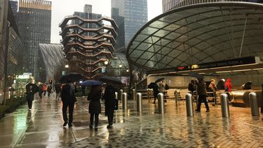 Entrada a la plaza de&nbsp;Hudson Yards, Nueva York.