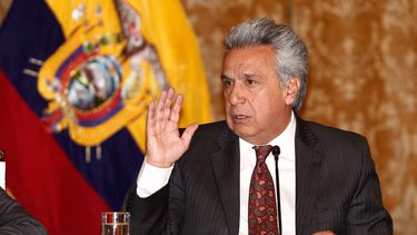 El presidente de Ecuador, Lenín Moreno. 