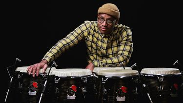 El percusionista y cantautor cubano Pedrito Martínez. 