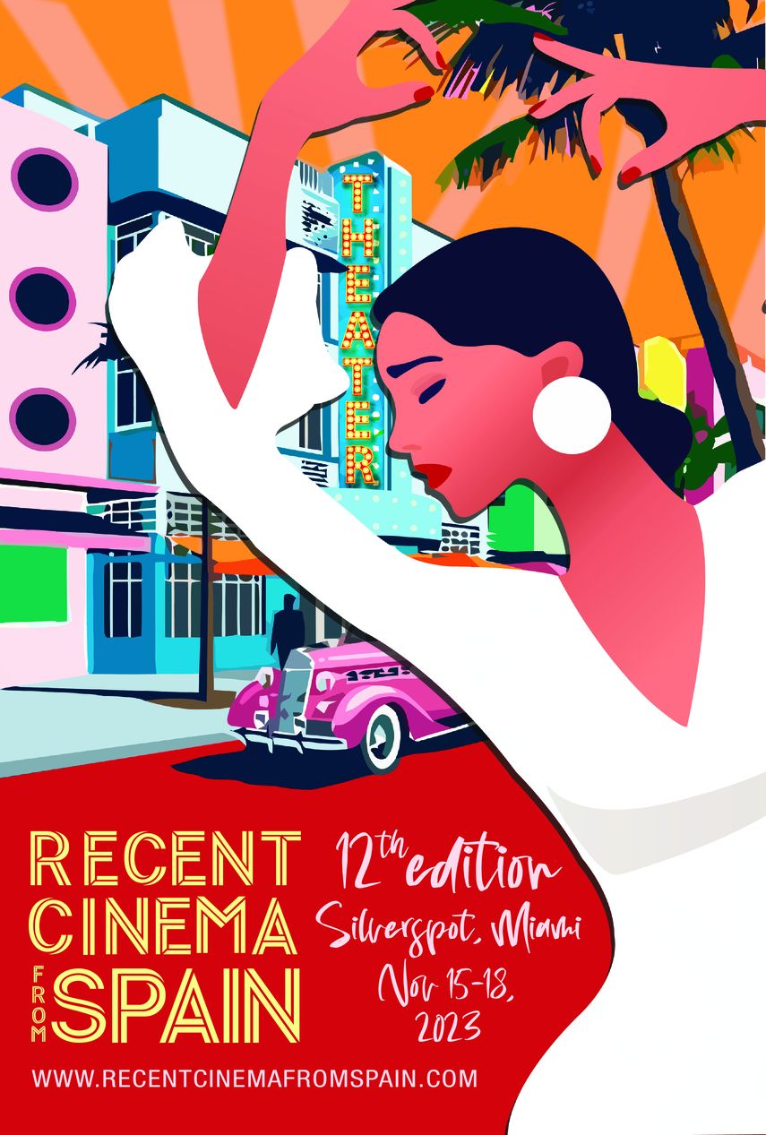 Póster promocional de la edición 2023 de Recent Cinema From Spain.&nbsp;