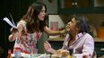 Los actores Salma Hayek&nbsp;y Eugenio Derbez&nbsp;en&nbsp;How to Be a Latin Lover.