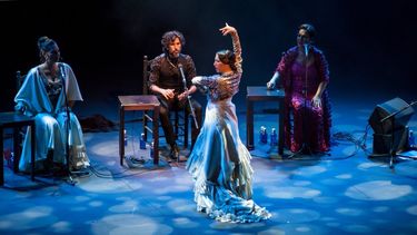 Uno de los momentos del espectáculo del Ballet Nacional de España durante el Flamenco Festival Miami.&nbsp;