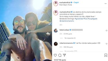 Alicia Machado y Roberto Romano