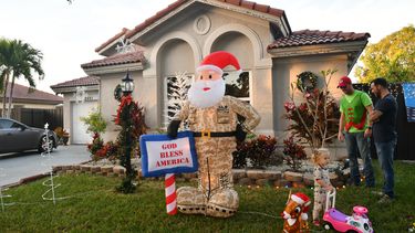 Vista parcial de la fachada de la casa.