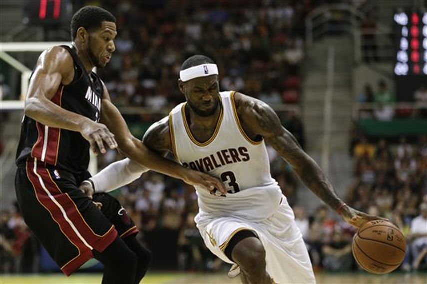 LeBron James le gana al Heat en Brasil