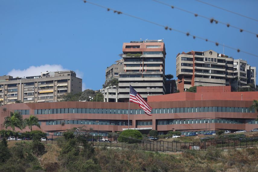 Sede de la Embajada de EEUU en Caracas.
