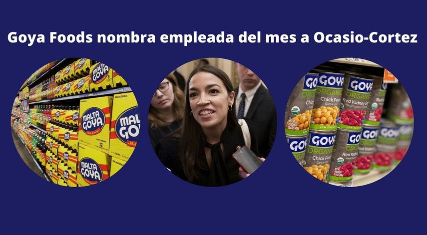 Goya Foods nombra empleada del mes a Ocasio-Cortez&nbsp;