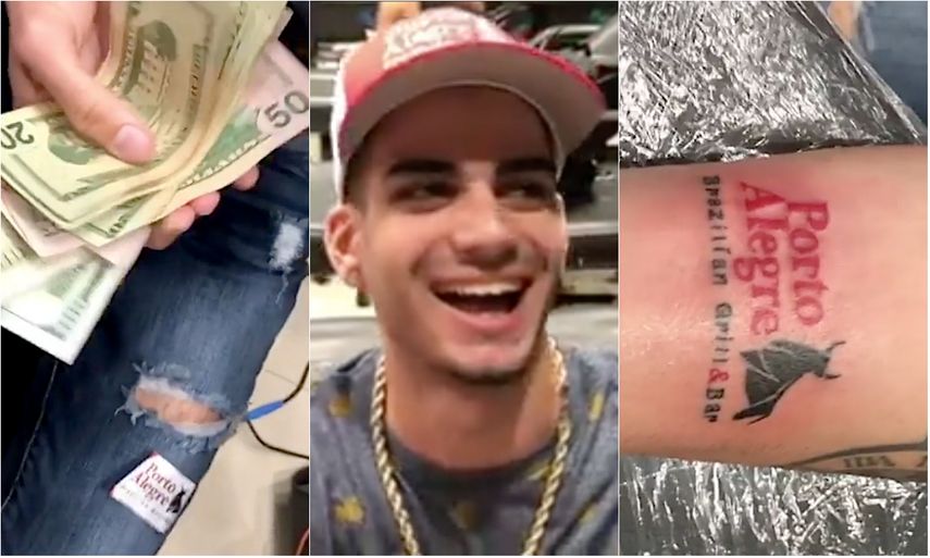 El joven cubano tendrá acceso a comida gratis en el restaurante. 