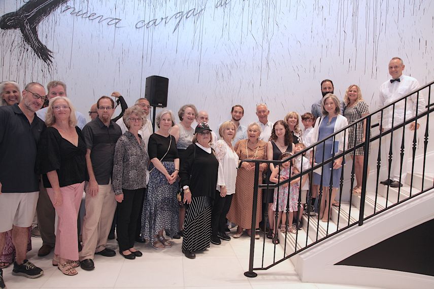 Integrantes de la familia de Ysrael Abraham Seinuk.&nbsp;