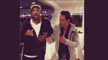 Marc Anthony dio clases de baile a Will Smith.