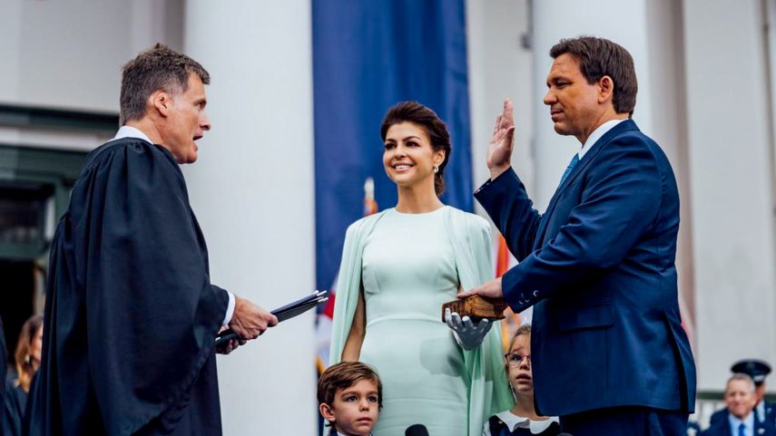 Ceremonia de posesión de Ron DeSantis, como gobernador de Florida por segundo mandato.
