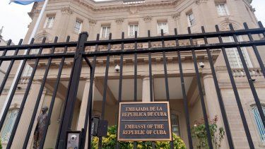 La embajada de Cuba en Washington, Estados Unidos, el lunes 25 de septiembre de 2023.&nbsp;