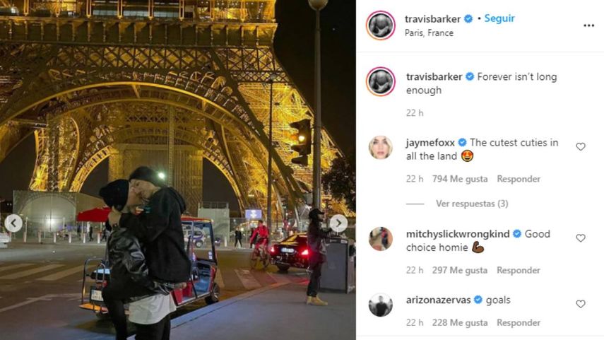 Kourtney Kardashian y Travis Barker