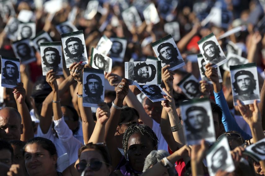 El régimen cubano organizó un acto público para conmemorar la muerte de&nbsp; Ernesto&nbsp;Che Guevara.&nbsp;