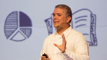 El presidente de Colombia, Iván Duque. 