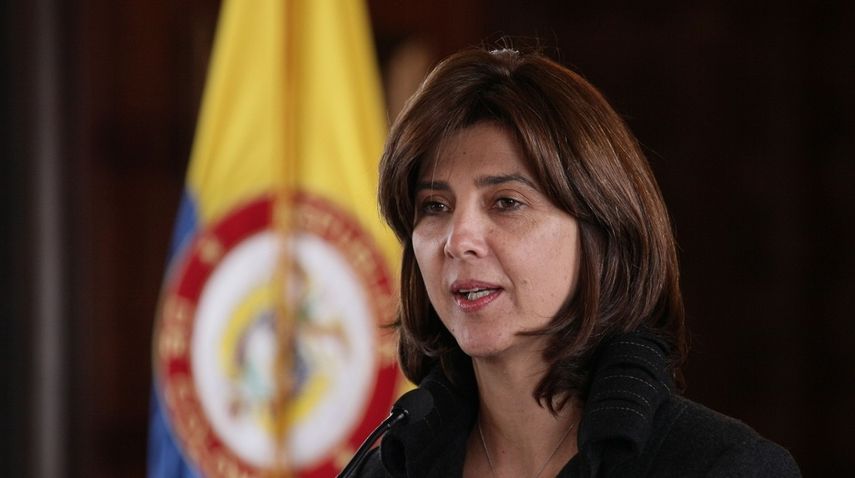 La canciller colombiana María Ángela Holguín.