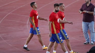 La Roja se prepara para enfrentar el viernes a Albania en un partido de la eliminatoria a Rusia 2018.