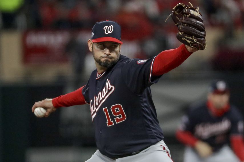 Los abridores de Washington tienen efectividad de 2.04, la más baja en esta postemporada, y vienen de completar una barrida sin atenuantes frente a los Cardenales de San Luis en la serie de campeonato de la Liga Nacional, en la que permitieron un gran total de cuatro carreras limpias en los cuatro juegos.