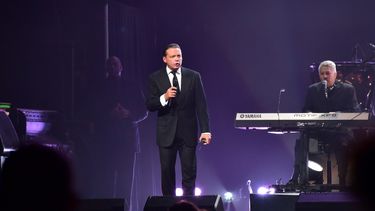 El cantante Luis Miguel durante un concierto en Miami, en diciembre de 2015. 