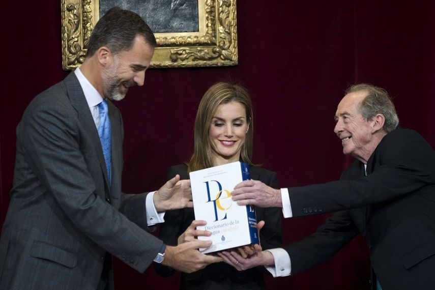 Los reyes de España conmemoran el nuevo diccionario