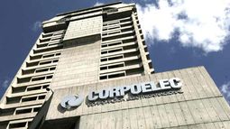 Vista del edificio de la corporación estatal eléctrica de Venezuela, Corpoelec.