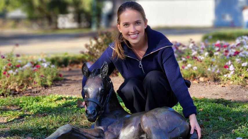 La veterinaria Mishell Ramírez.&nbsp;