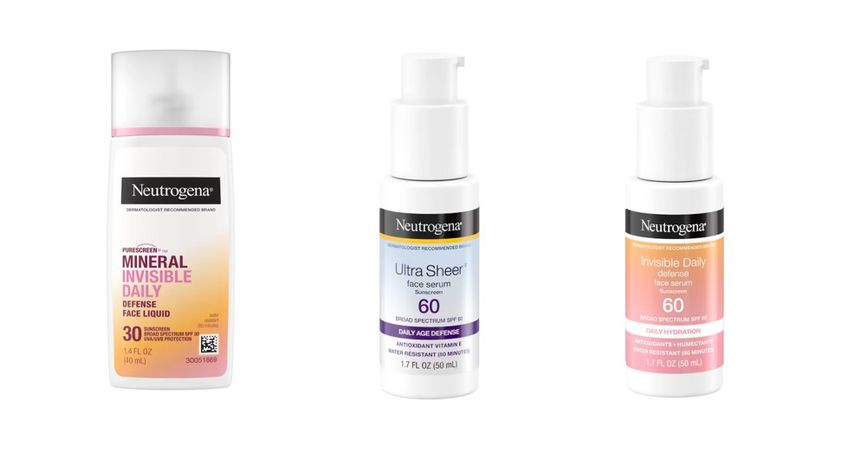 Línea de protectores solares de Neutrogena.