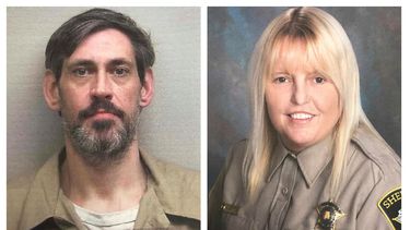 Esta combinación de fotos provista por el servicio de alguaciles y la comisaría del condado de Lauderdale en abril de 2022 muestra al preso Casey White, izquierda, y la funcionaria penitenciaria Vicky White.