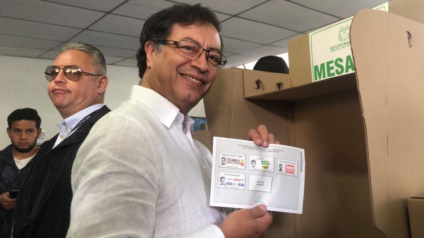 El excandidato presidencial colombiano Gustavo Petro.