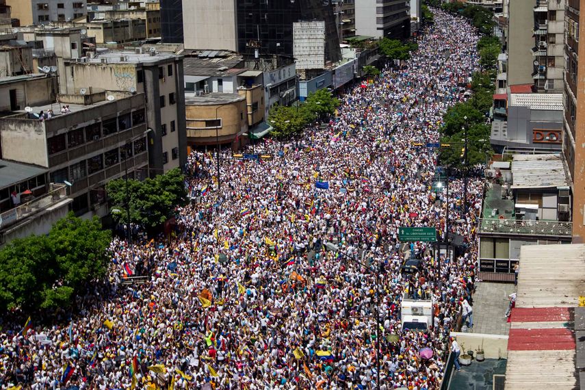 La multitudinaria manifestación opositora confirmó que hoy soy clara mayoría en Venezuela