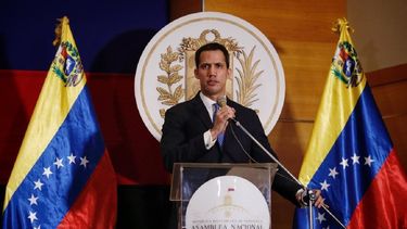 Juan Guaidó, presidente (e) de Venezuela y presidente de la Asamblea Nacional legítima, inicia un periodo extendido de su mandato en el parlamento.&nbsp;