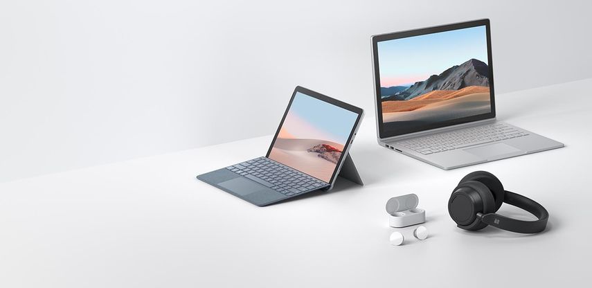 Surface Go 2 mantiene el mismo diseño delgado y ligero que el modelo anterior, pero ahora ofrece una pantalla PixelSense mayor, de 10,5 pulgadas. 