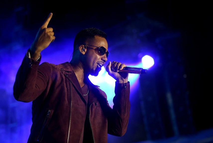 Romeo Santos durante su concierto en Guadalajara, México, 2015. (EFE). 