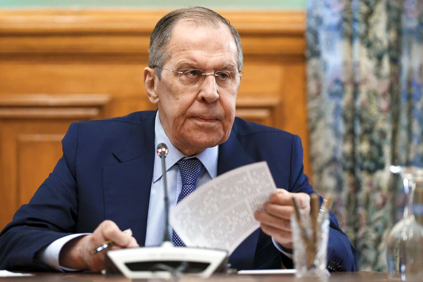 El canciller Serguéi Lavrov.