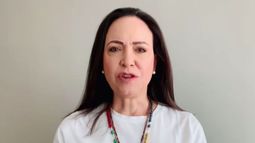 La líder opositora María Corina Machado tras se secuestrada y posteriormente liberada por el régimen