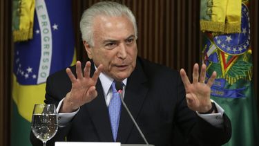 El presidente de Brasil, Michel Temer.