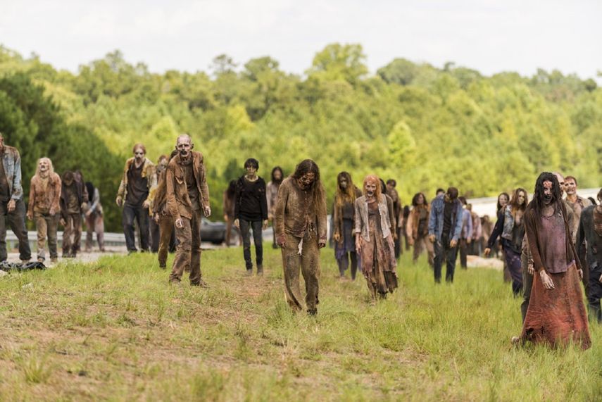 La serie The Walking Dead.